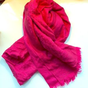 Tory Burch T Cashmere Logo Scarf